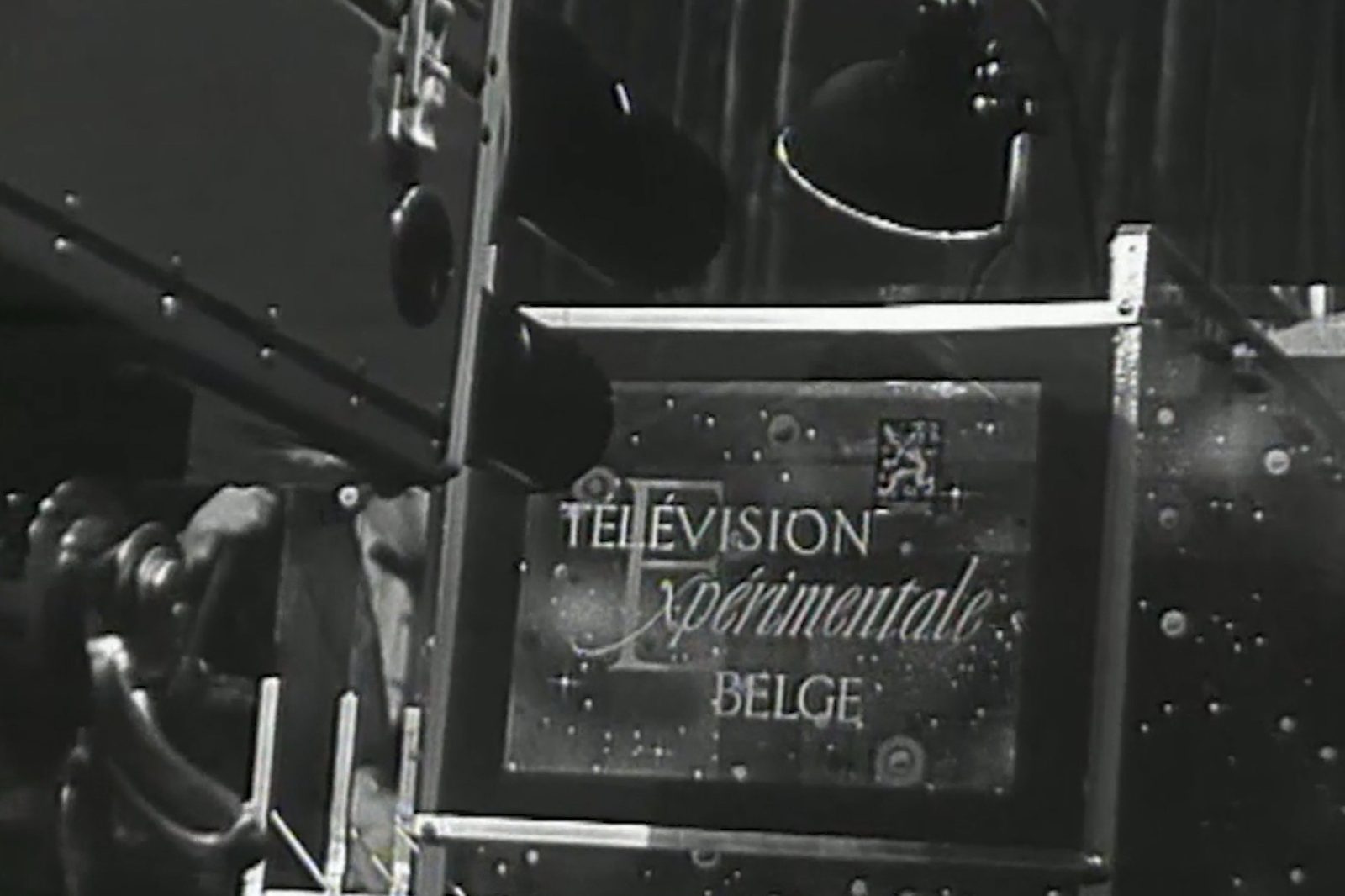 Vorspann zur ersten INR-Fernsehsendung am 31. Oktober 1953 (Bild: RTBF)