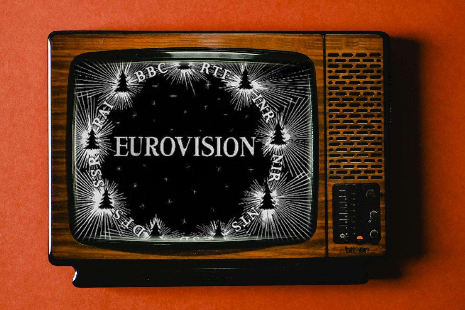 Gemeinsames Sendelogo der ersten Eurovision-Sendungen 1954 (Bild: BRF-Archiv)